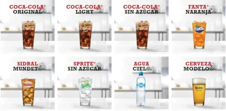 Arby’s Bebidas Menú