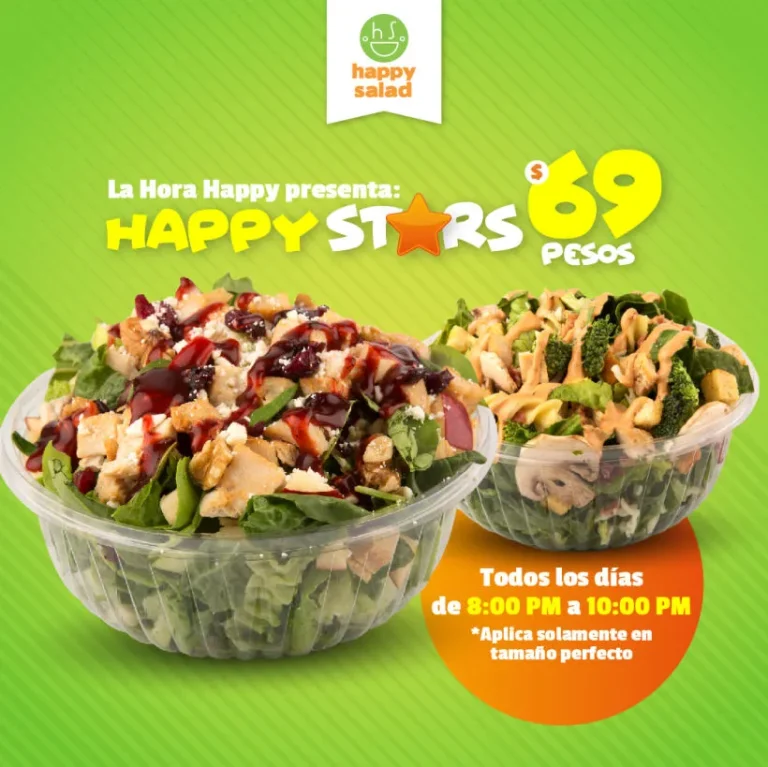 Happy Salad Menú