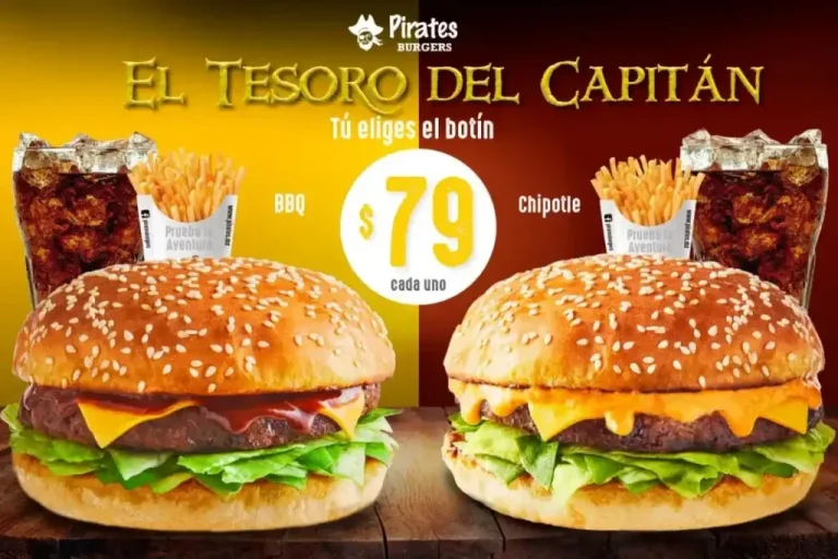 Pirates Burgers Hamburguesas Precios