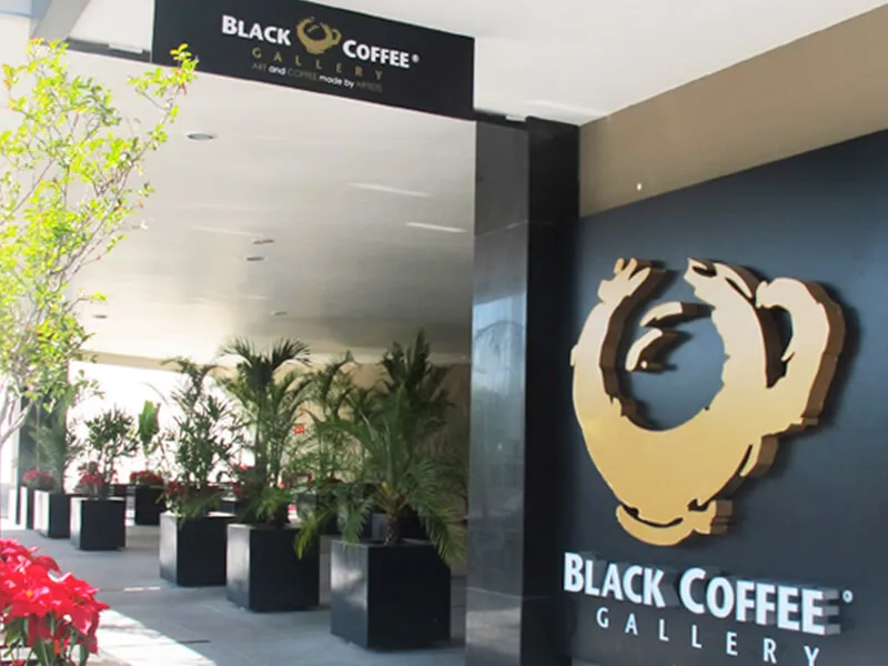 Black Coffee Gallery Menu