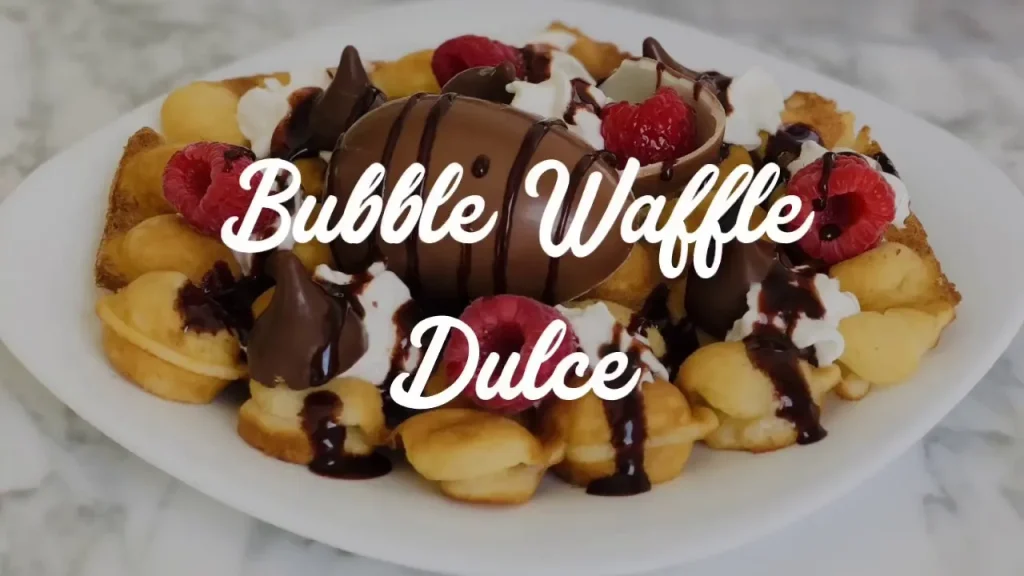 Bubble Waffle Dulces