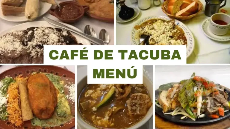 Café de Tacuba Menú Precios México [2024 Actualizado]