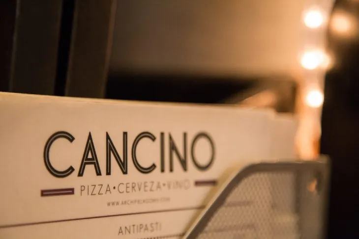 Cancino Pizza Menú