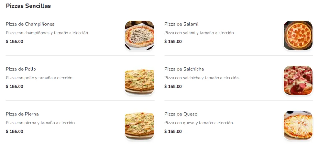 Charly Pizza-Pizzas Sencillas