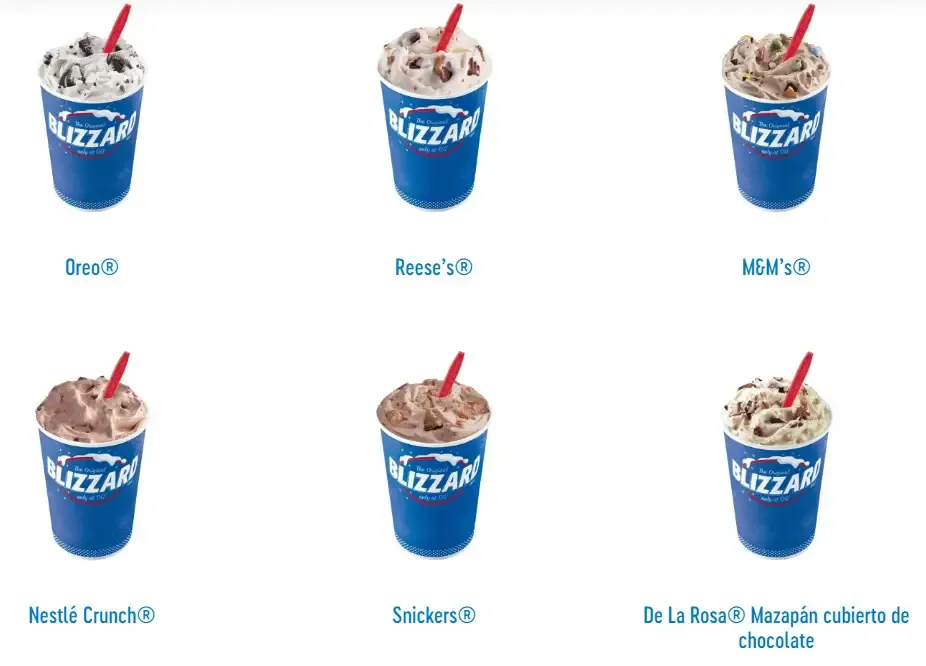 Dairy Queen Menú Precios México [2024 Actualizado]