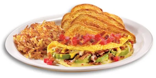 Denny's Omelettes Menú