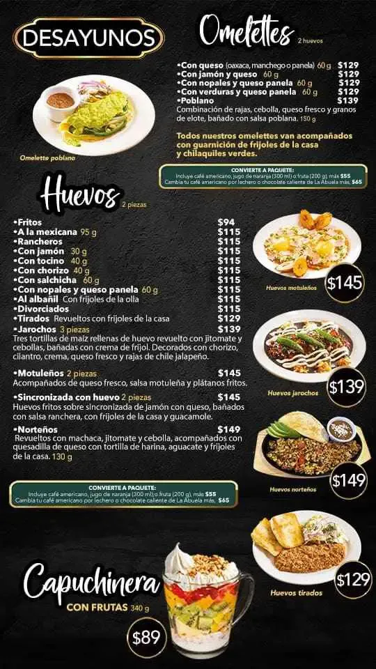 La Casa De Los Abuelos Desayunos Precio