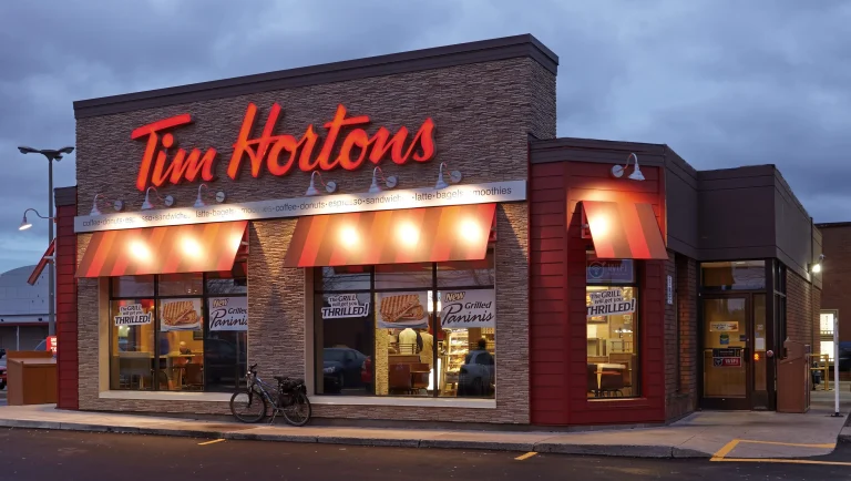 Tim Hortons Menú