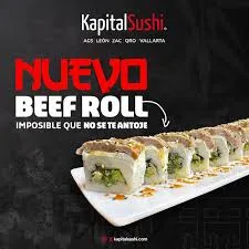 Kapital Sushi Nuevos Rollos Menú