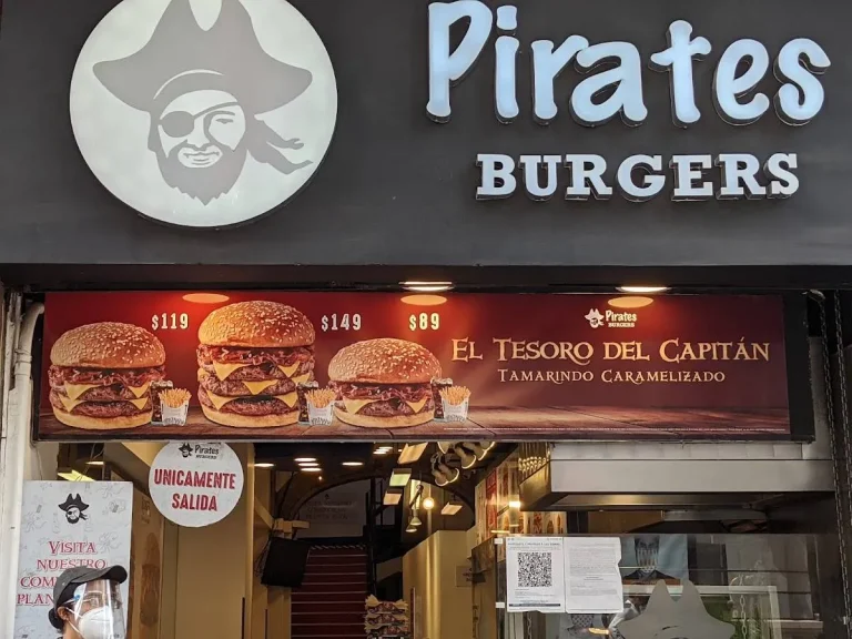 Pirates Burgers Menú