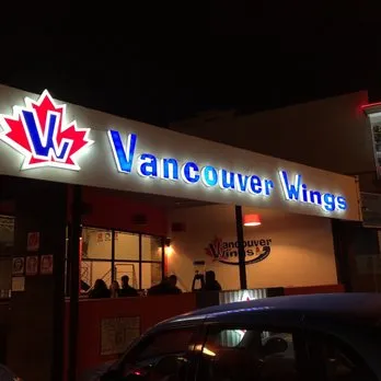 Vancouver Wings Menú