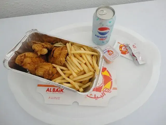 albaik Bebidas Menu