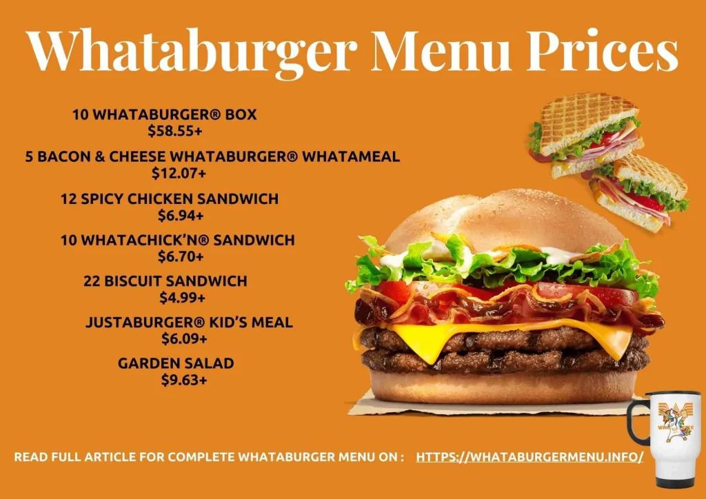 Group Ordering Whataburger Menu