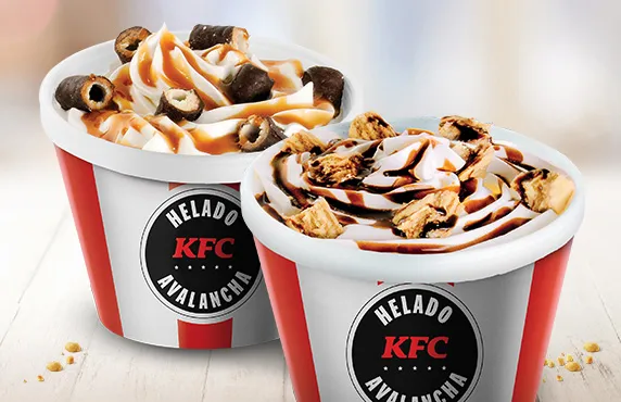 Menú de Postres de Kentucky Fried Chicken