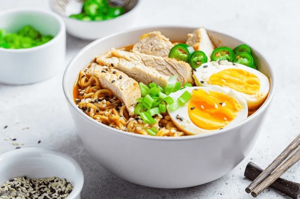 Menú de Ramen Caldoso en Pollo Pepe