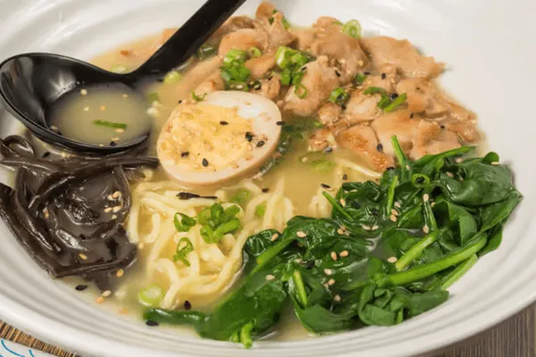 Menú de Ramen de Sukiya