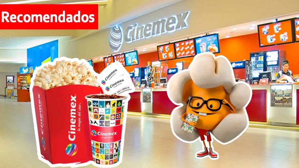 Palomitas Cinemex Menu