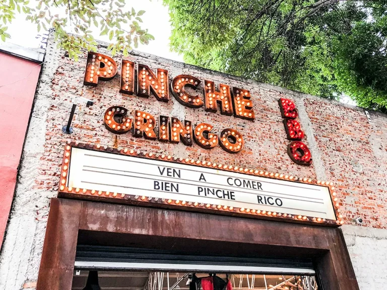 Pinche Gringo Menu