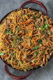 Stir Fried Korean Glass Noodle (Japchae) Kampai Menu