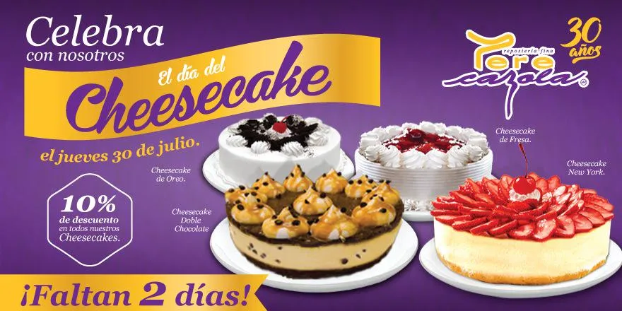 Tere Cazola Cheesecakes menu