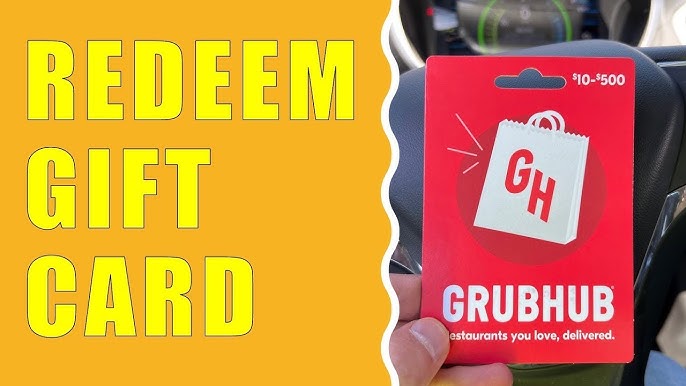 Grubhub Gift Cards: Order Yours Today!